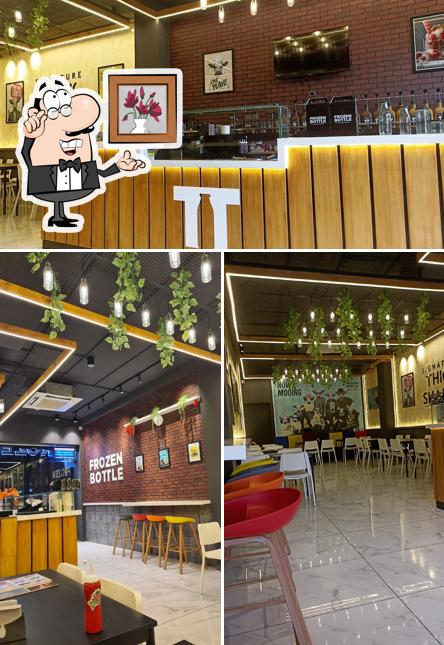 The interior of Frozen Bottle - Milkshakes, Desserts, and Ice Cream