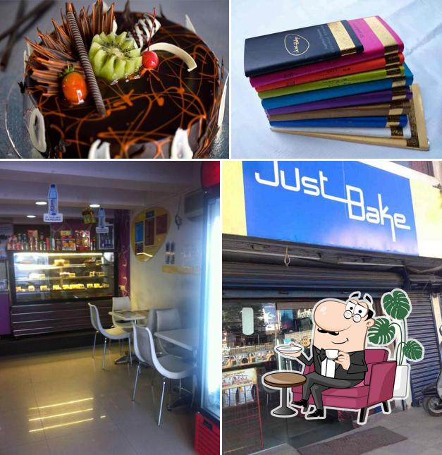The interior of Just Bake