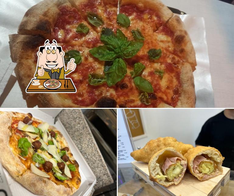 A La Famiglia, puoi ordinare una bella pizza