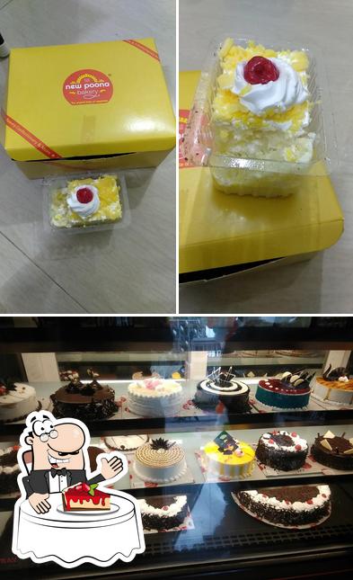 New Poona Bakery serves a selection of sweet dishes