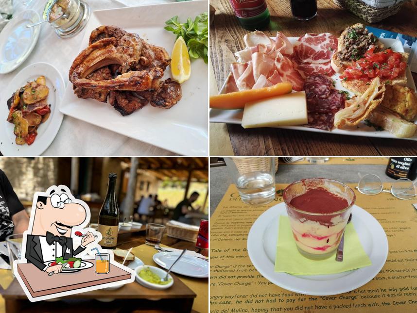 Platti al Osteria del Mulino