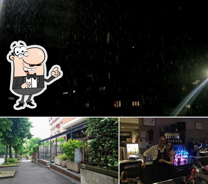Guarda la immagine che raffigura la esterno e bancone da bar di Nuovo Bar Champ
