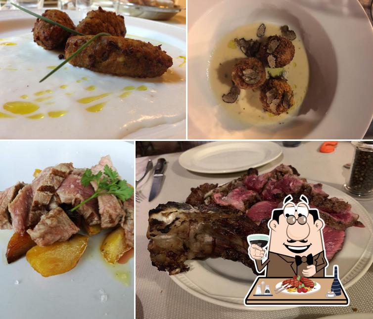Ordina i piatti di carne a Albergo Antica Porta Di Levante