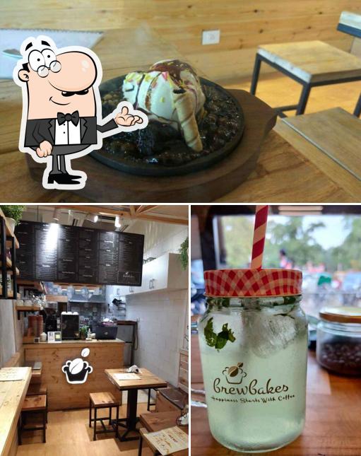 Take a seat at one of the tables at Brewloft Coffee & Co