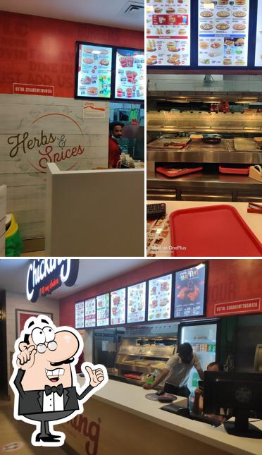 The interior of Chicking Haripad The interior of Chicking Haripad