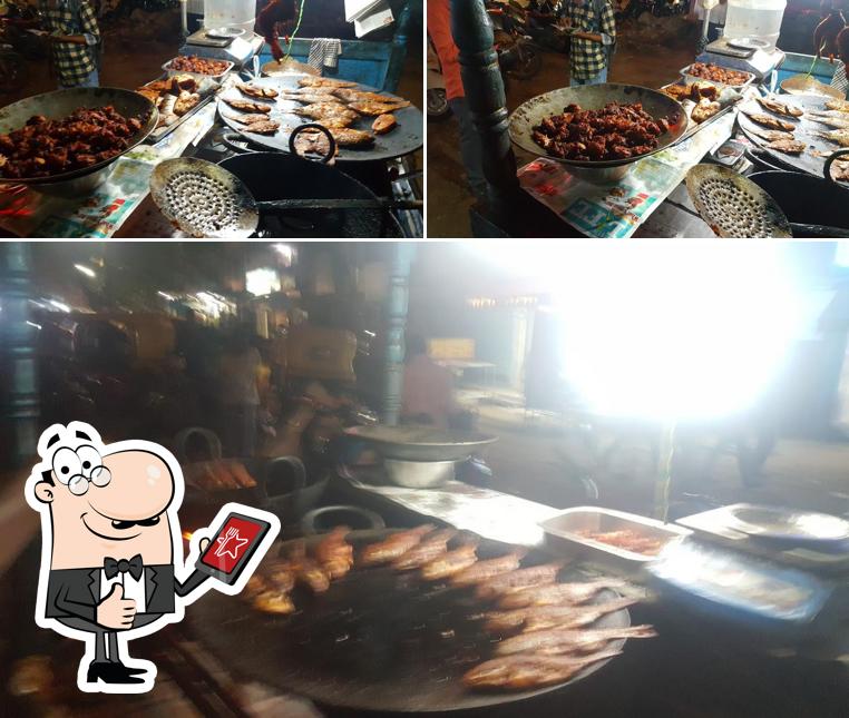 Look at the image of Fish Fry & Kabab