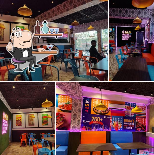 The interior of Grill Inn Madhubani