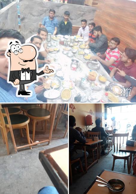 The interior of Sheru Dhaba