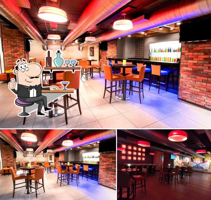 The interior of V Bar