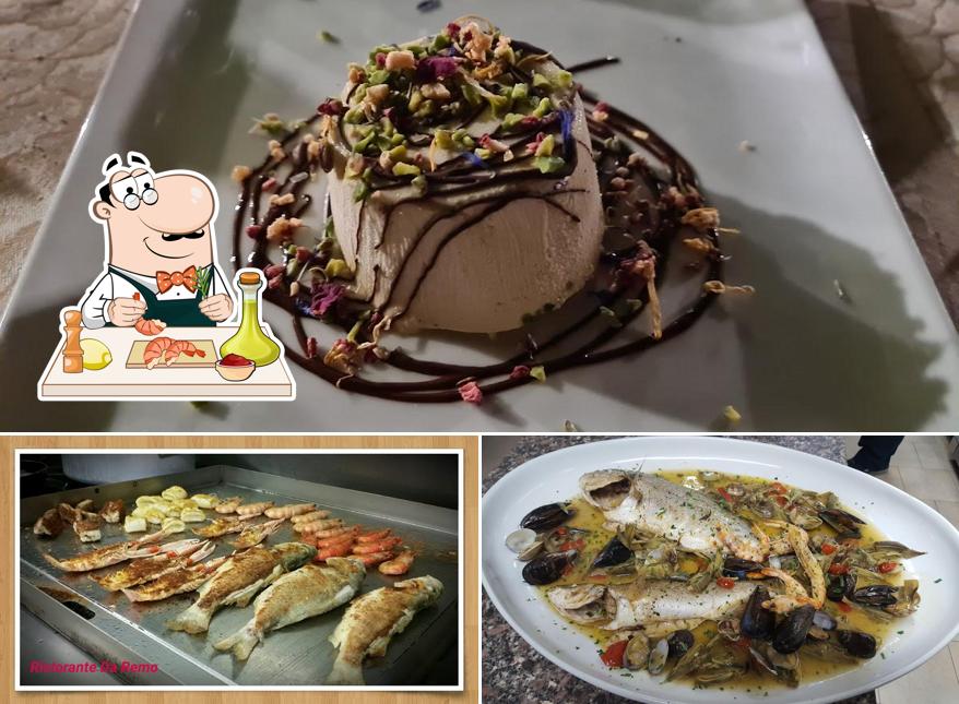 Ristorante da Remo offre un'ampia gamma di pasti di mare