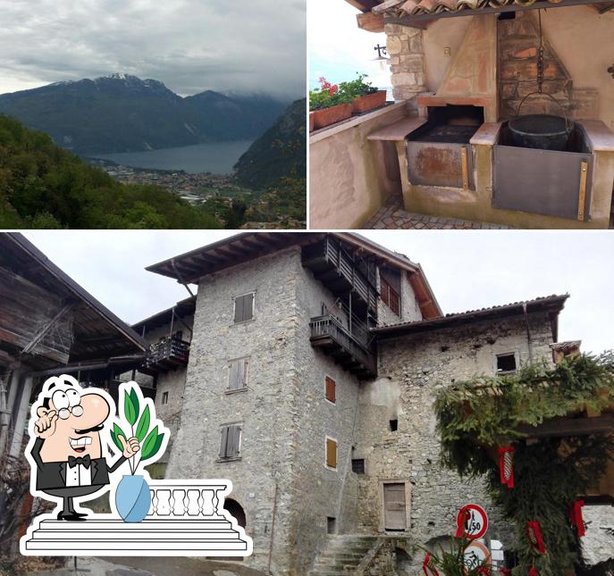 Goditi la vista dagli esterni di Agritur Calvola