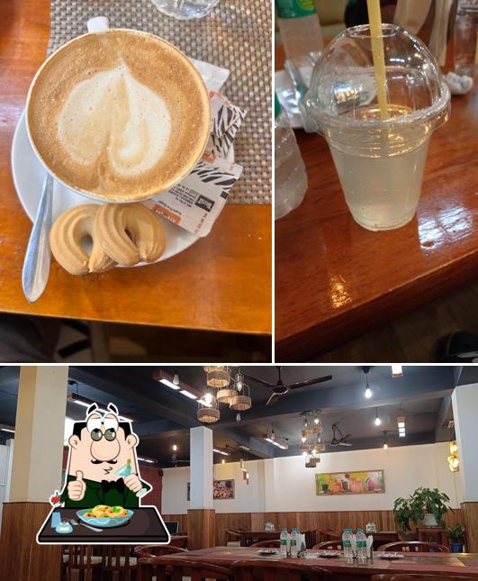 Check out the picture displaying food and interior at Hornbill restaurant