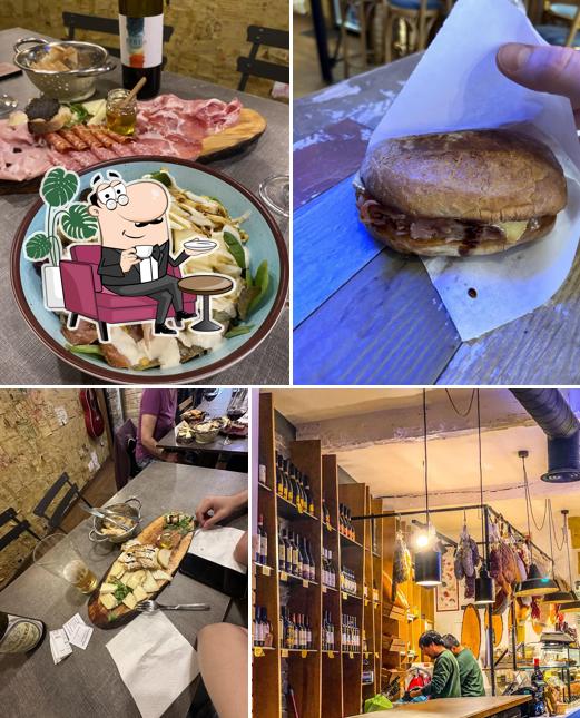 Gli interni di La Salumeria