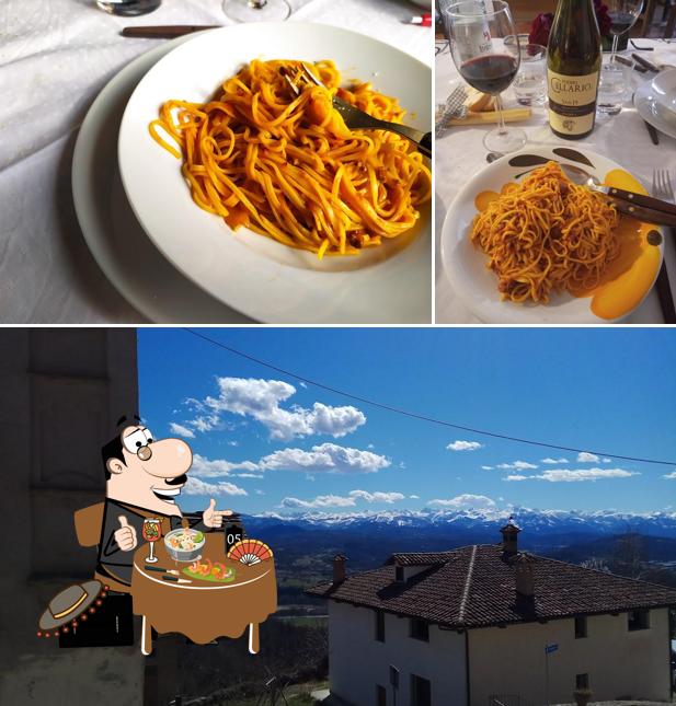 La immagine della cibo e esterno di La Vecchia Osteria