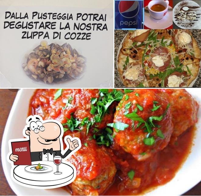 Cibo al Braceria pizzeria ristorante A'Pusteggia