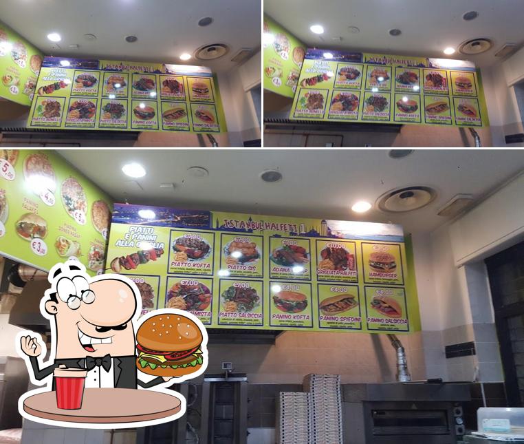 Prenditi un hamburger a Istanbul Halfeti