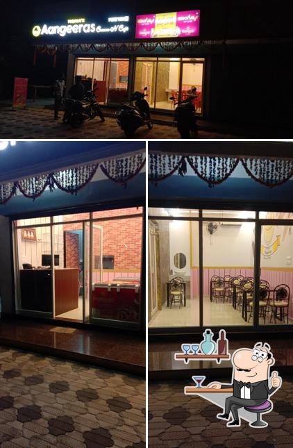The interior of Aangeeras Creams N Café