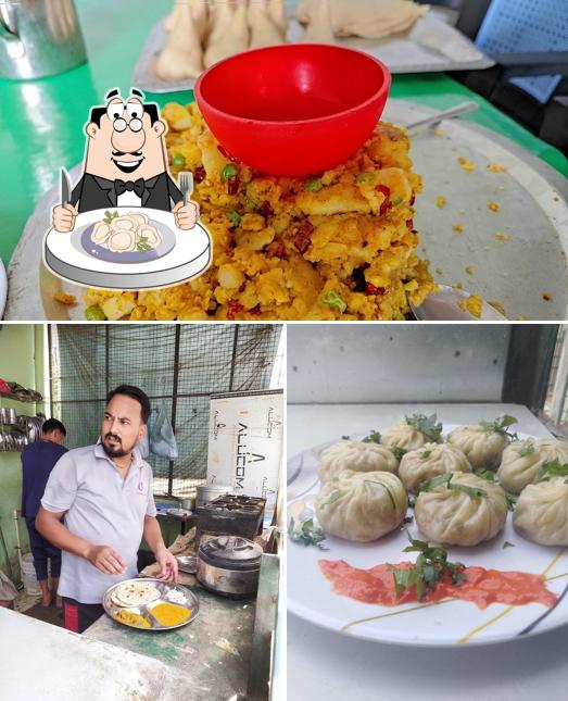 Dumplings at Bhandari Food Corner