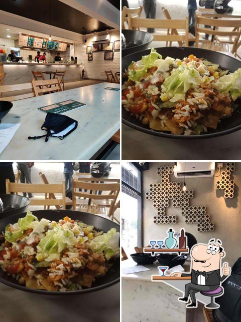 The interior of California Burrito Mexican Kitchen @ Sarjapur