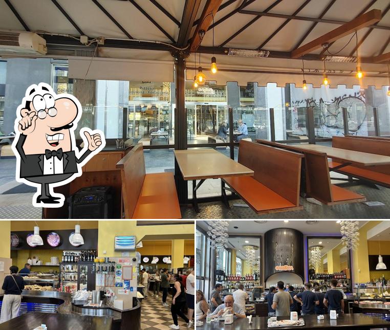 Gli interni di City life self service restaurant