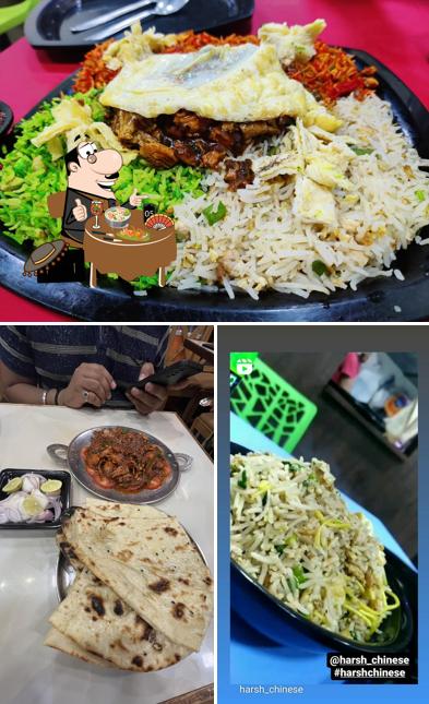 Food at Harsh chinese restaurant