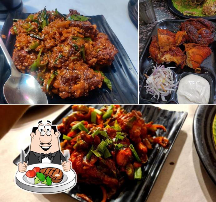Order meat meals at Parveen Biriyani
