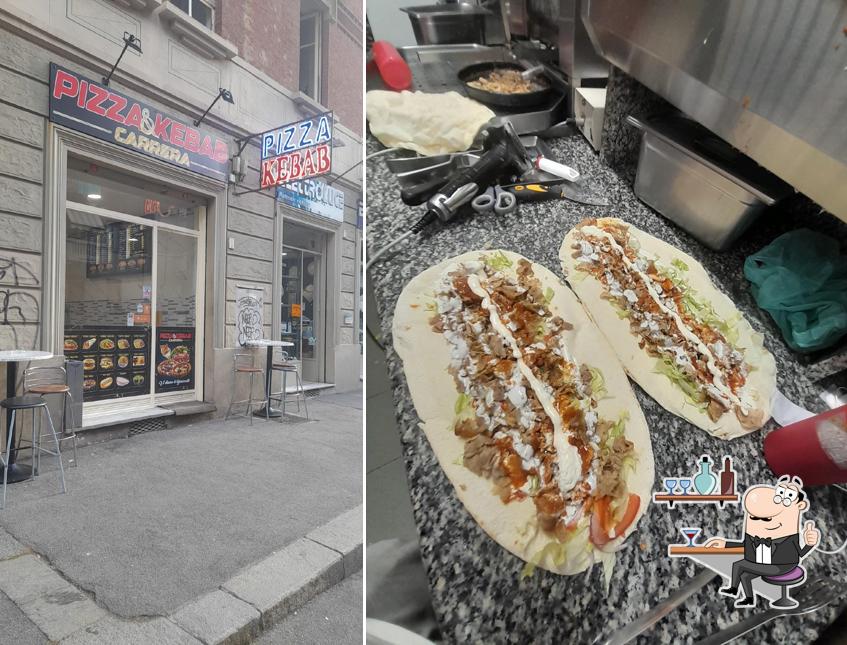 Gli interni di Pizza&Kebab Carrera