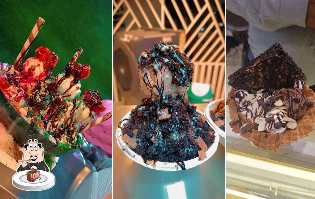 Chocolate cake at Rabdiwala & Iceworld yummy food station