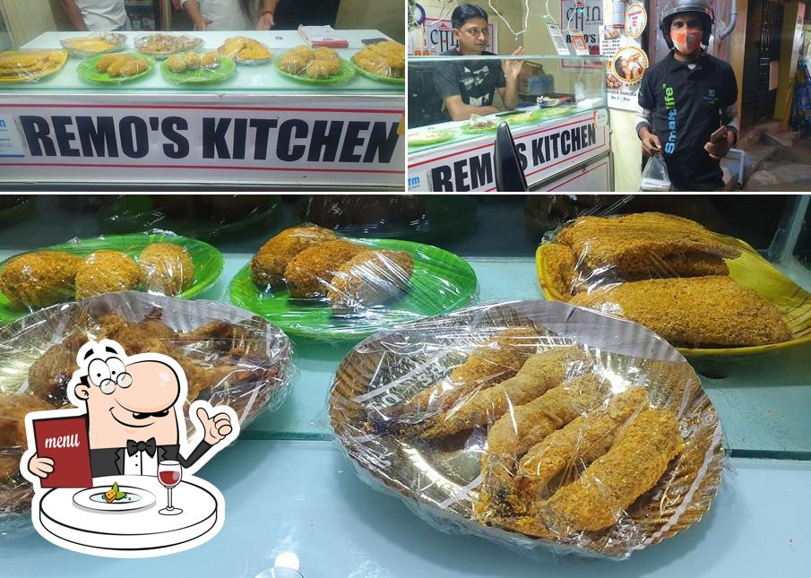 The photo of food and interior at Remo's Kitchen