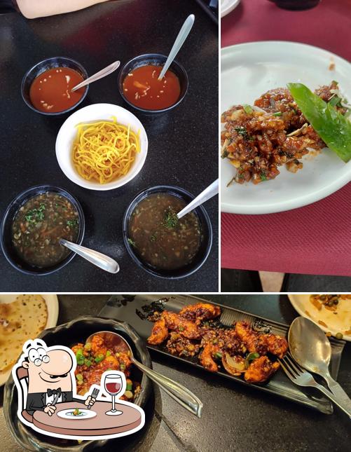 Food at The Village Restaurant