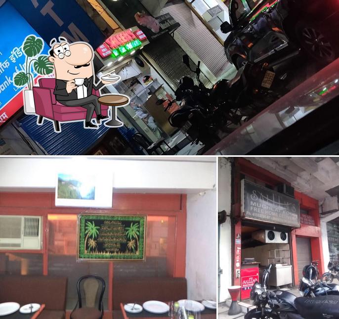 This is the image showing interior and exterior at Saleem's Restaurant