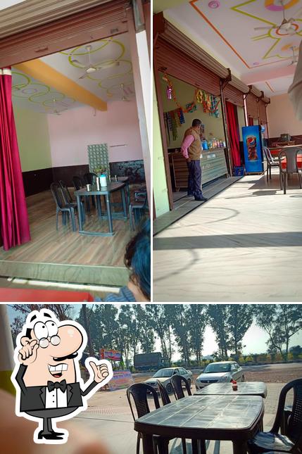 The interior of Sangam Dhaba And Restaurant