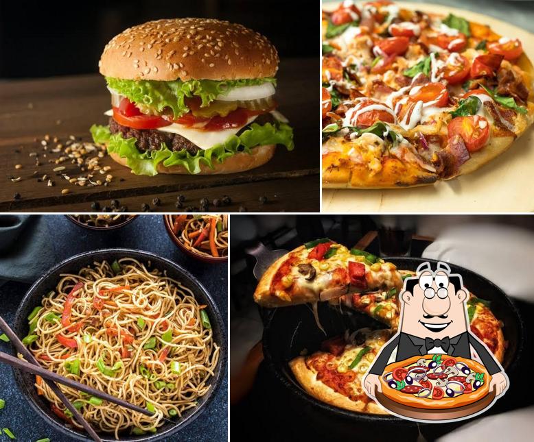 Order pizza at Son Chidiya Cafe