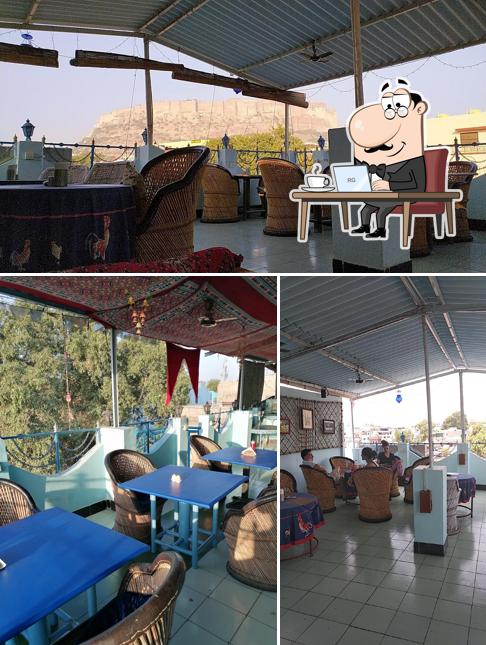 Take a seat at one of the tables at Super View Restaurant
