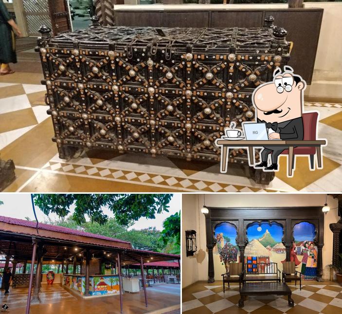 Check out how The Village Rangoli Restaurant looks inside