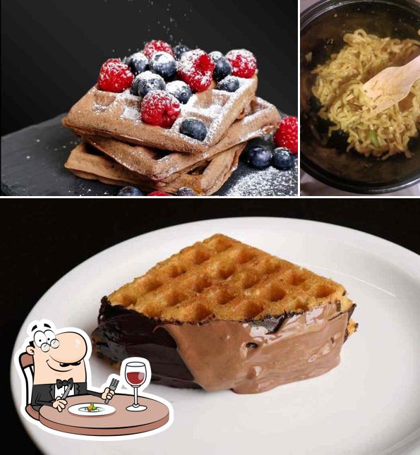 Food at The Waffle Bite