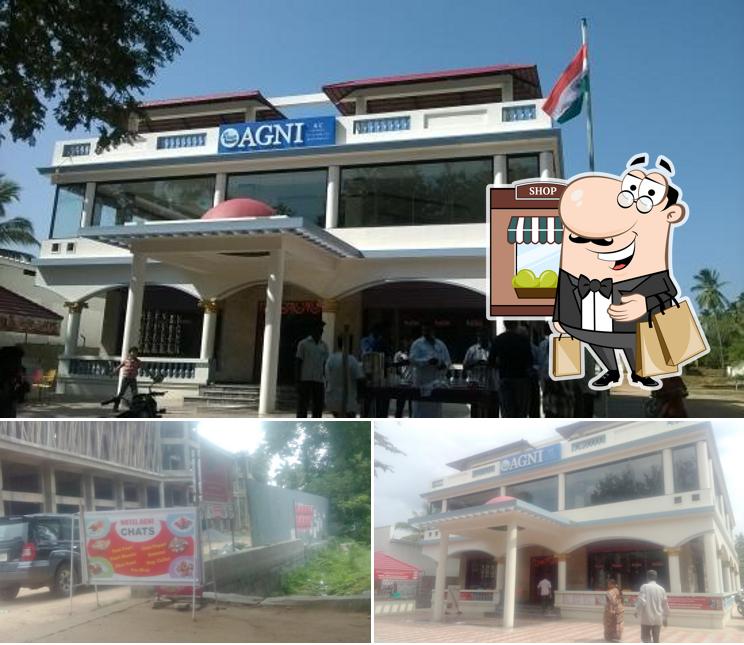 You can get some fresh air at the outside area of Agni Restaurant