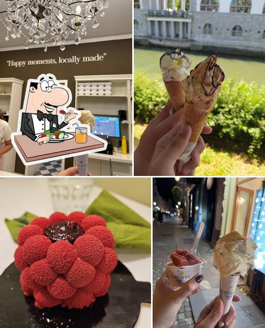 Platti al DIMATTEO Gelateria