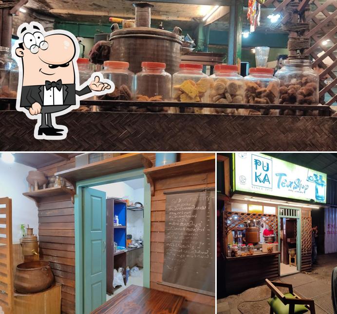 The interior of PuKa Teashop