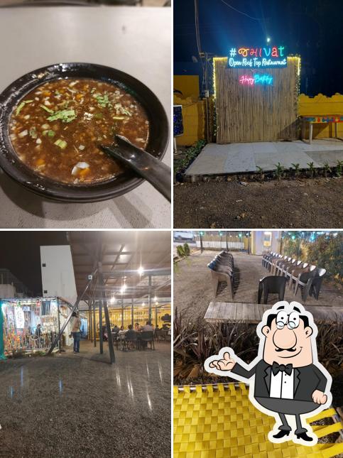 Among various things one can find interior and food at Jamavat Restaurant