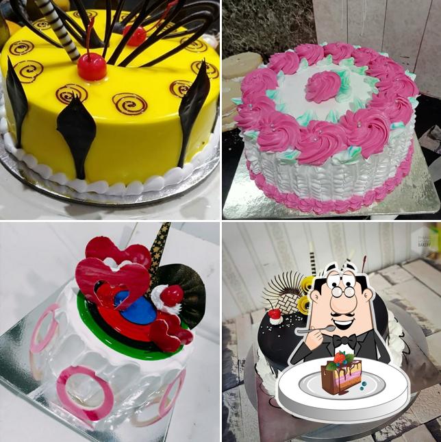 Chocolate cake at K K Bakers