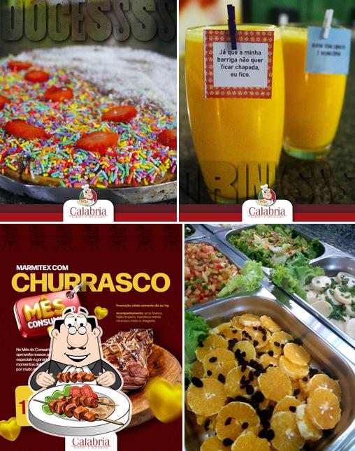 Platos en Pizzaria Calábria