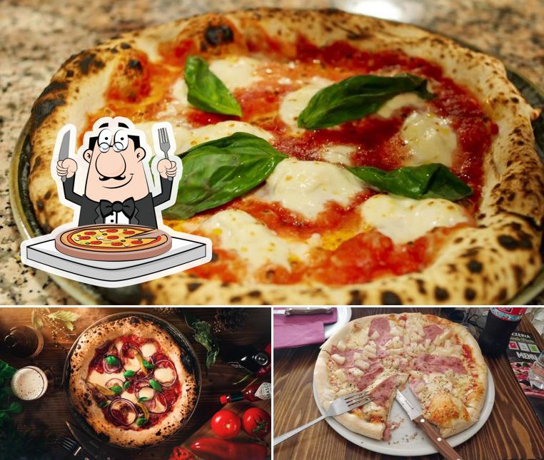 A Pizzeria Piccolo Porto, puoi goderti una bella pizza