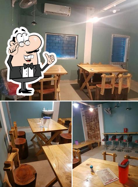 The interior of Pizza Biriyani Express
