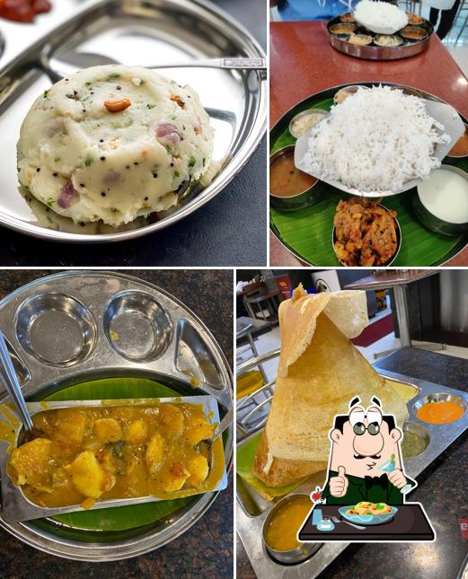 Food at Arusuvai Cafe