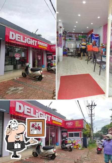 The interior of Delight Baker's Thiruvalla