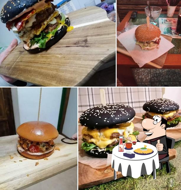 Les hamburgers de Пицца Рак и Суши will conviendront différents goûts