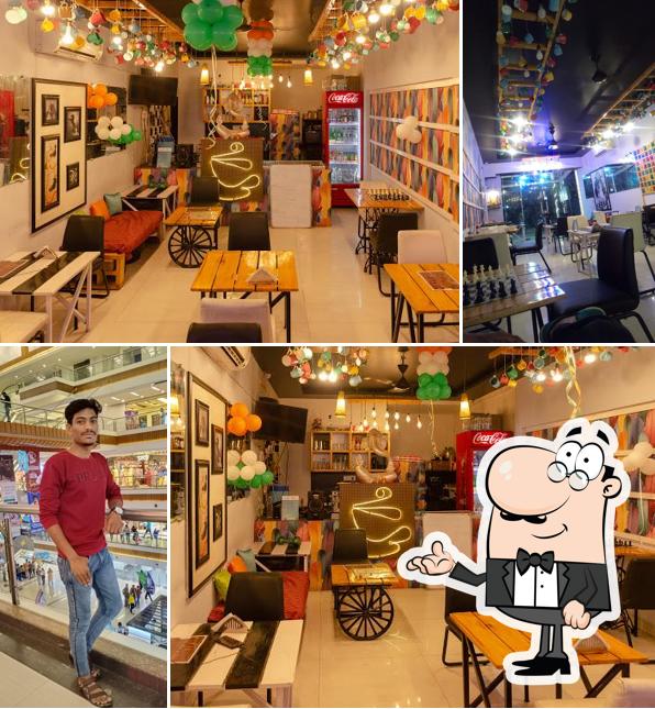 The interior of Jayakruti Cafe