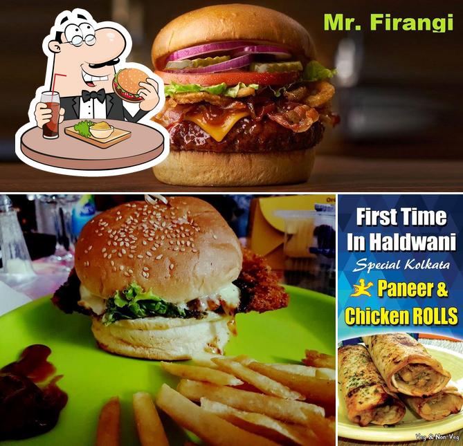 Try out a burger at Mr. Firangi