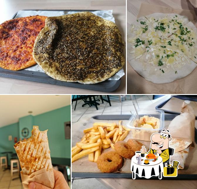 Platti al Dal siriano shawerma e falafel (non é kebab)